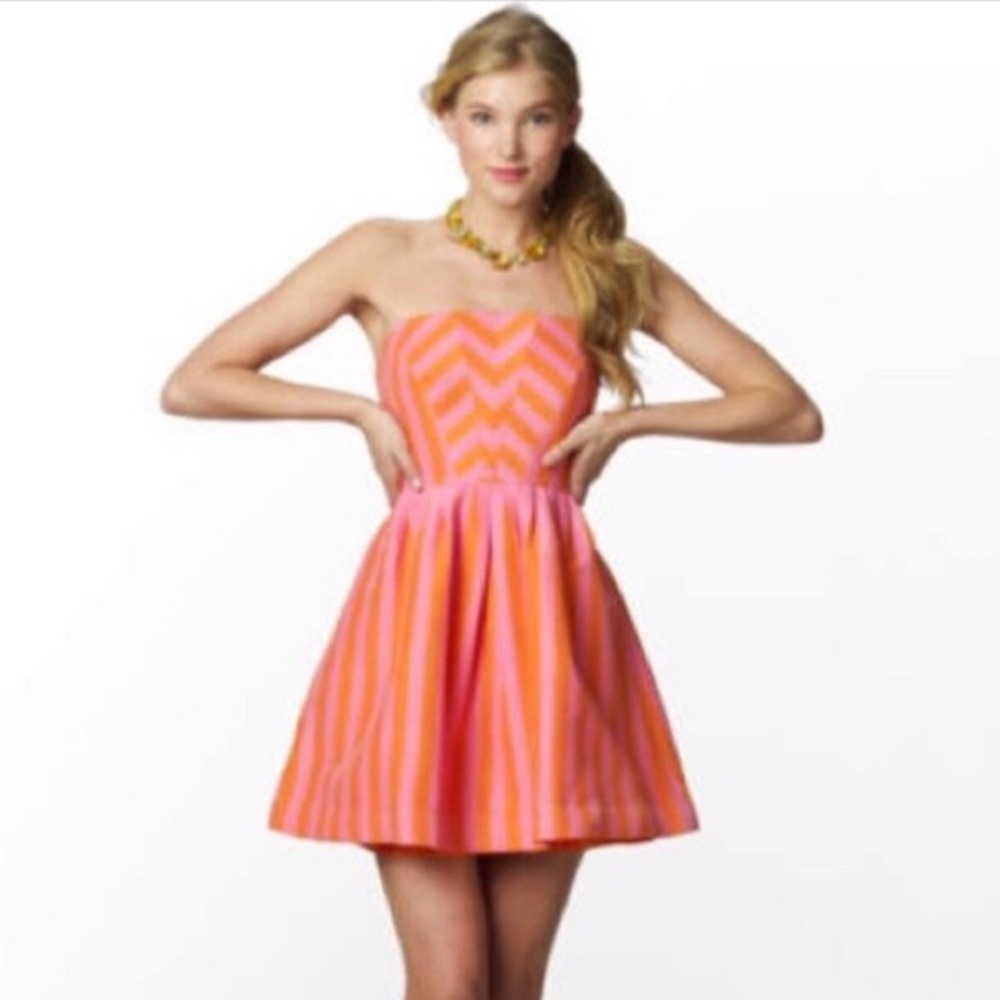 Lilly Pulitzer strapless dress